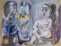 El artista y su modelo 6 1963 Pablo Picasso